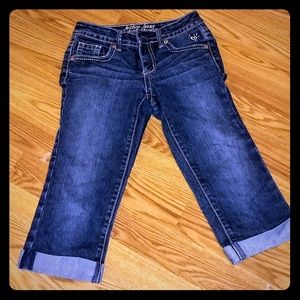 Justice Blue Jean Capris